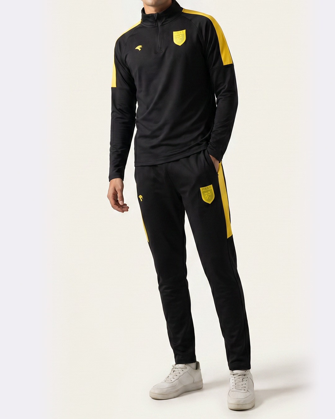 Player tracksuit-1/4 zip jacket and trousers